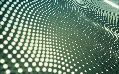 Noktaları ve çizgileri birleştiren soyut çokgen uzay düşük polyester arka plan. Bağlantı yapısı. 3d oluşturma