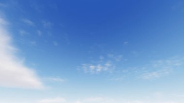 Bulutlu gökyüzü mavi arka plan, mavi gökyüzü arka plan ile küçük bulutlar, 3d renderin