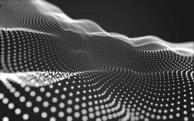 Noktaları ve çizgileri birleştiren soyut çokgen uzay düşük polyester arka plan. Bağlantı yapısı. 3d oluşturma