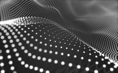 Noktaları ve çizgileri birleştiren soyut çokgen uzay düşük polyester arka plan. Bağlantı yapısı. 3d oluşturma