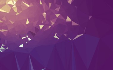 Soyut düşük poli arkaplan, geometri üçgeni, mozaik pastel renk arkaplanı