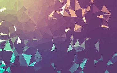 Soyut düşük poli arkaplan, geometri üçgeni, mozaik pastel renk arkaplanı