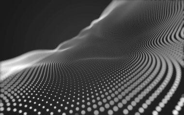 Noktaları ve çizgileri birleştiren soyut çokgen uzay düşük polyester arka plan. Bağlantı yapısı. 3d oluşturma