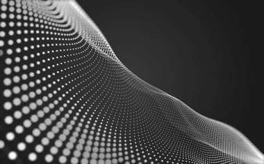 Noktaları ve çizgileri birleştiren soyut çokgen uzay düşük polyester arka plan. Bağlantı yapısı. 3d oluşturma