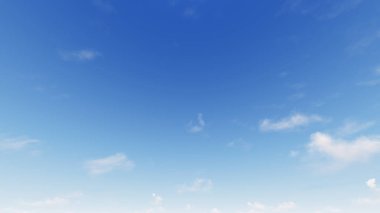 Bulutlu gökyüzü mavi arka plan, mavi gökyüzü arka plan ile küçük bulutlar, 3d renderin