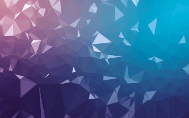 Soyut düşük poli arkaplan, geometri üçgeni, mozaik pastel renk arkaplanı