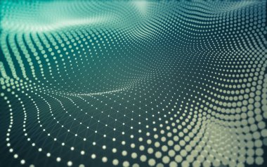 Noktaları ve çizgileri birleştiren soyut çokgen uzay düşük polyester arka plan. Bağlantı yapısı. 3d oluşturma