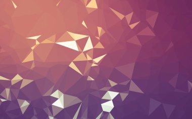 Soyut düşük poli arkaplan, geometri üçgeni, mozaik pastel renk arkaplanı