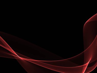 Parlayan soyut dalgalar ve soyut arkaplan ile koyu soyut arkaplan