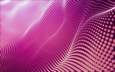 Noktaları ve çizgileri birleştiren soyut çokgen uzay düşük polyester arka plan. Bağlantı yapısı. 3d oluşturma