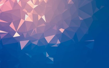 Soyut düşük poli arkaplan, geometri üçgeni, mozaik pastel renk arkaplanı