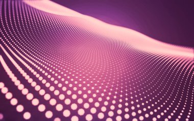 Çokgen alanı düşük Poli koyu arka plan, 3d render