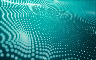 Çokgen alanı düşük Poli koyu arka plan, 3d render