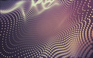 Çokgen alanı düşük Poli koyu arka plan, 3d render