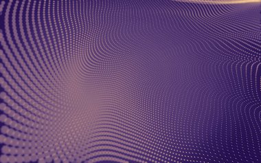 Çokgen alanı düşük Poli koyu arka plan, 3d render