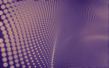 Çokgen alanı düşük Poli koyu arka plan, 3d render