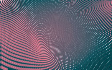 Çokgen alanı düşük Poli koyu arka plan, 3d render