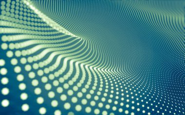 Çokgen alanı düşük Poli koyu arka plan, 3d render