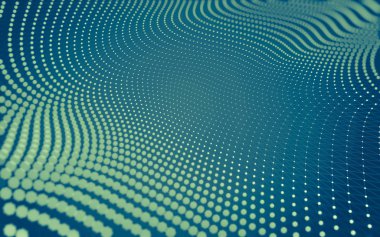 Çokgen alanı düşük Poli koyu arka plan, 3d render