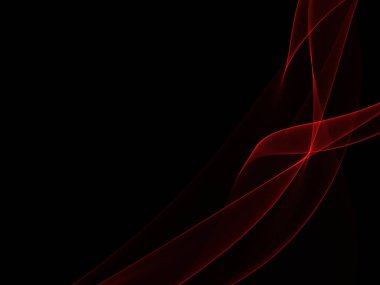 Bir parlayan ile koyu arka plan soyut dalgalar