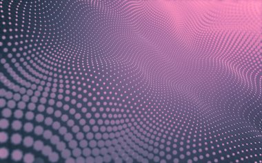 Çokgen alanı düşük Poli koyu arka plan, 3d render