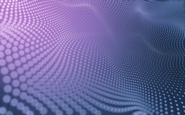 Çokgen alanı düşük Poli koyu arka plan, 3d render