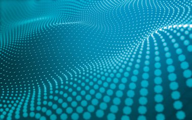 Çokgen alanı düşük Poli koyu arka plan, 3d render