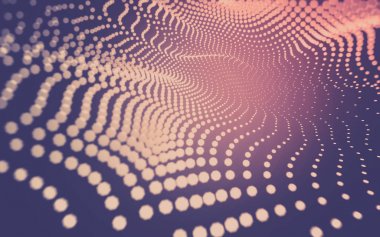 Çokgen alanı düşük Poli koyu arka plan, 3d render