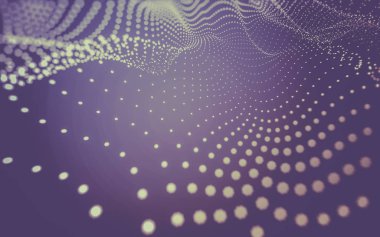 Çokgen alanı düşük Poli koyu arka plan, 3d render