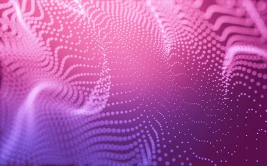 Çokgen alanı düşük Poli koyu arka plan, 3d render