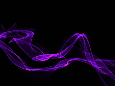 Bir parlayan ile koyu arka plan soyut dalgalar