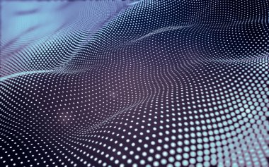 Çokgen alanı düşük Poli koyu arka plan, 3d render