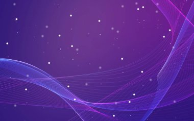 Bir parlayan ile koyu arka plan soyut dalgalar