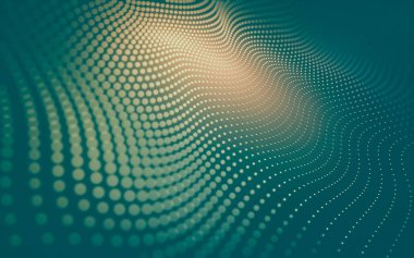 Çokgen alanı düşük Poli koyu arka plan, 3d render