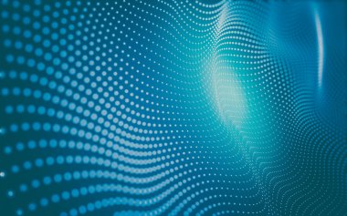 Çokgen alanı düşük Poli koyu arka plan, 3d render