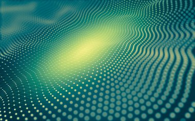 Çokgen alanı düşük Poli koyu arka plan, 3d render