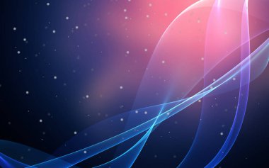 Bir parlayan ile koyu arka plan soyut dalgalar