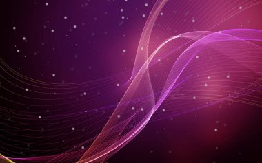 Bir parlayan ile koyu arka plan soyut dalgalar