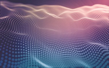 Soyut arka plan. Çokgen şekilli moleküller teknolojisi,