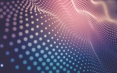 Soyut arka plan. Çokgen şekilli moleküller teknolojisi,