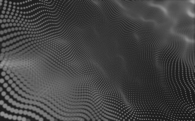 Soyut arka plan. Çokgen şekilli moleküller teknolojisi,