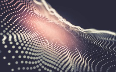 Soyut arka plan. Çokgen şekilli moleküller teknolojisi,