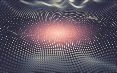 Soyut arka plan. Çokgen şekilli moleküller teknolojisi,