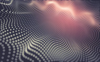 Soyut arka plan. Çokgen şekilli moleküller teknolojisi,