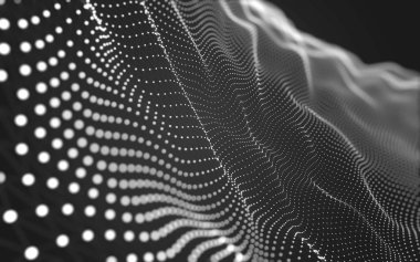 Soyut arka plan. Çokgen şekilli moleküller teknolojisi,