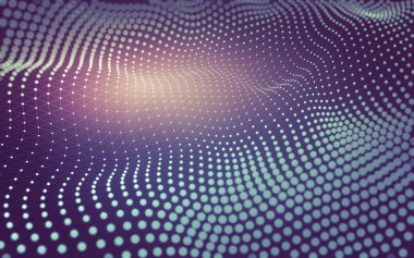 Soyut arka plan. Çokgen şekilli moleküller teknolojisi,