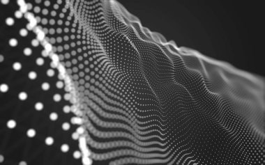 Soyut arka plan. Çokgen şekilli moleküller teknolojisi,