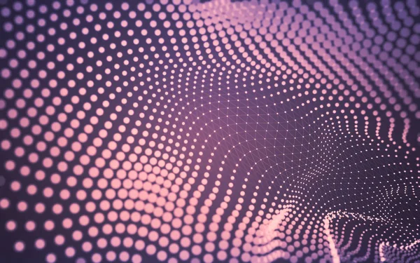 Soyut arka plan. Çokgen şekilli moleküller teknolojisi,