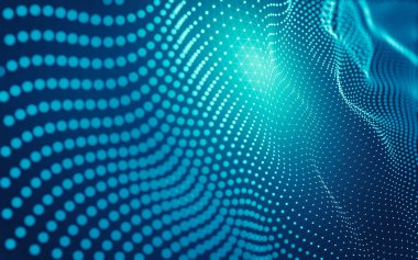 Soyut arka plan. Çokgen şekilli moleküller teknolojisi,