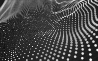 Soyut arka plan. Çokgen şekilli moleküller teknolojisi,